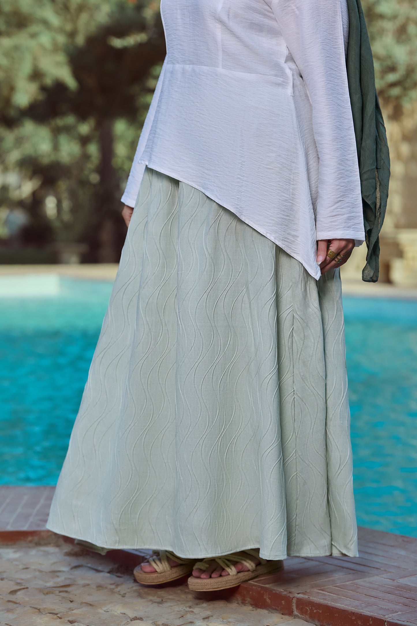 Linen Glow skirt